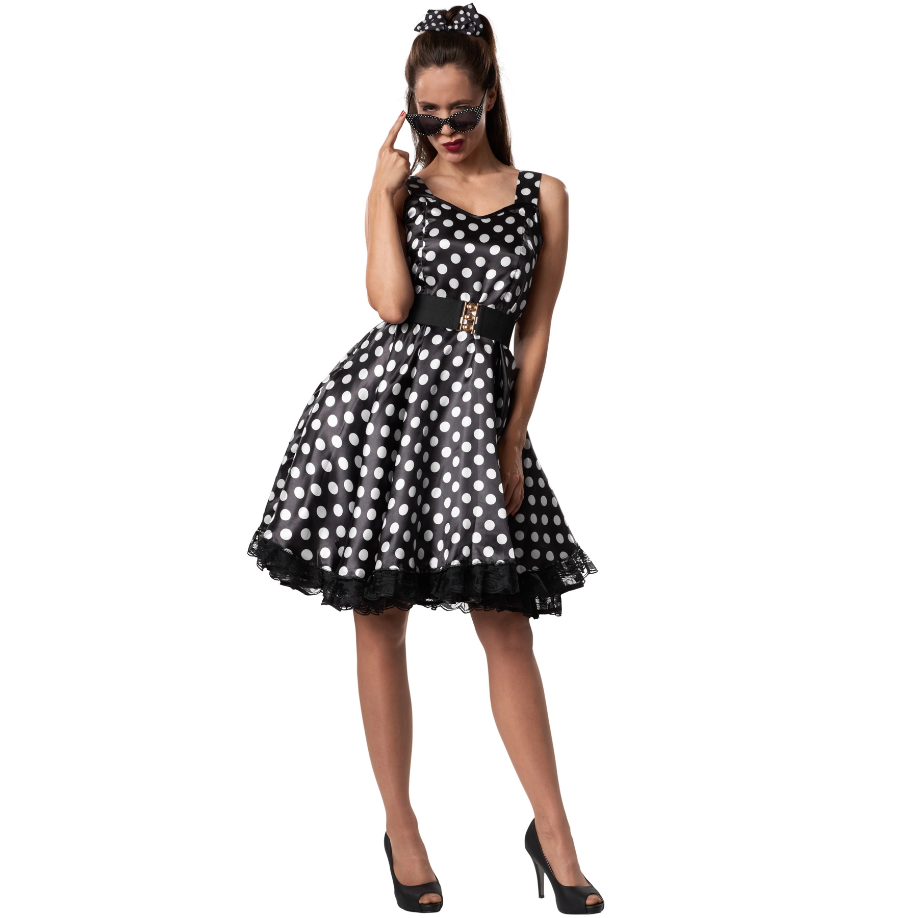 Frauenkostüm Rockabilly Lady - M