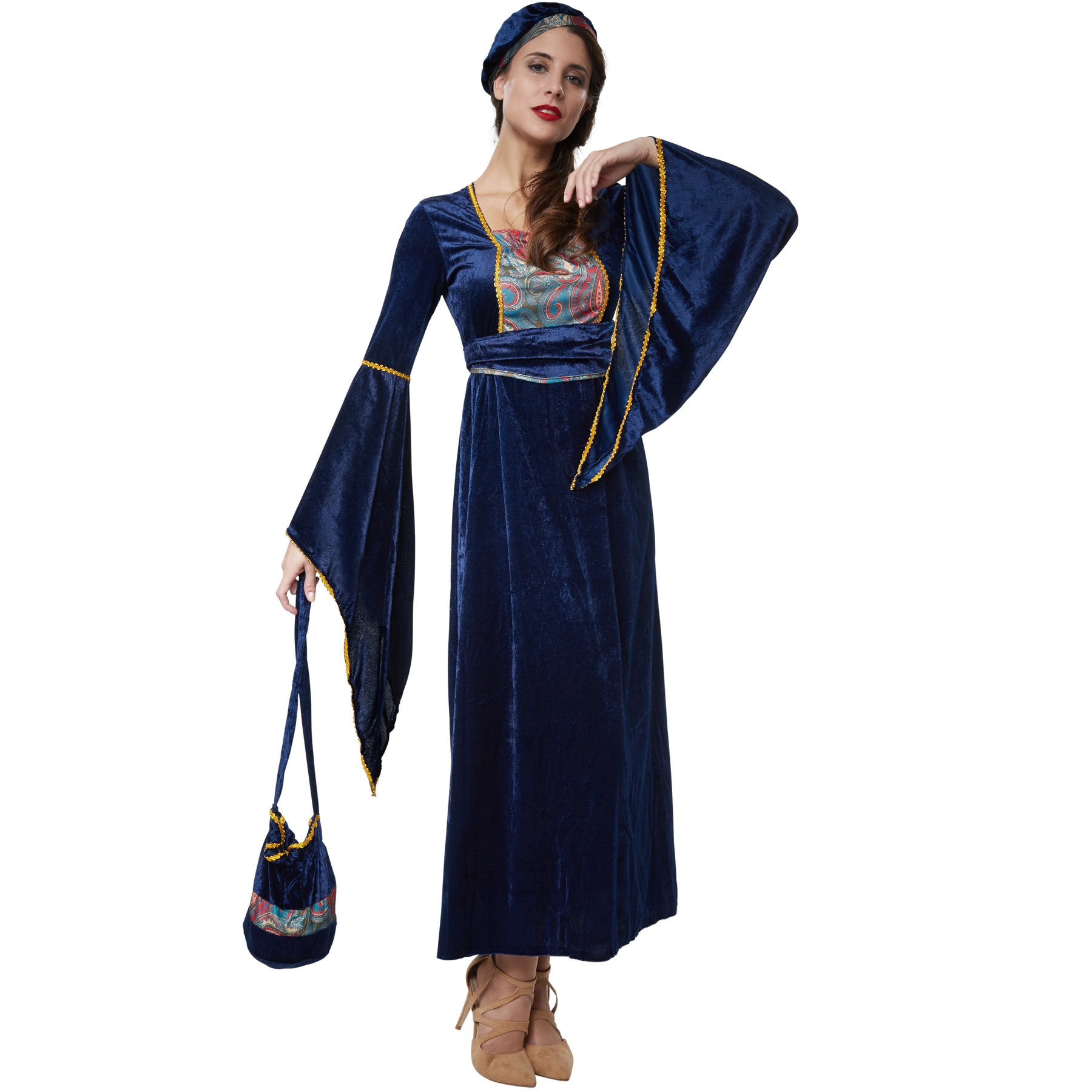 Frauenkostüm Liebreizendes Burgfräulein - S