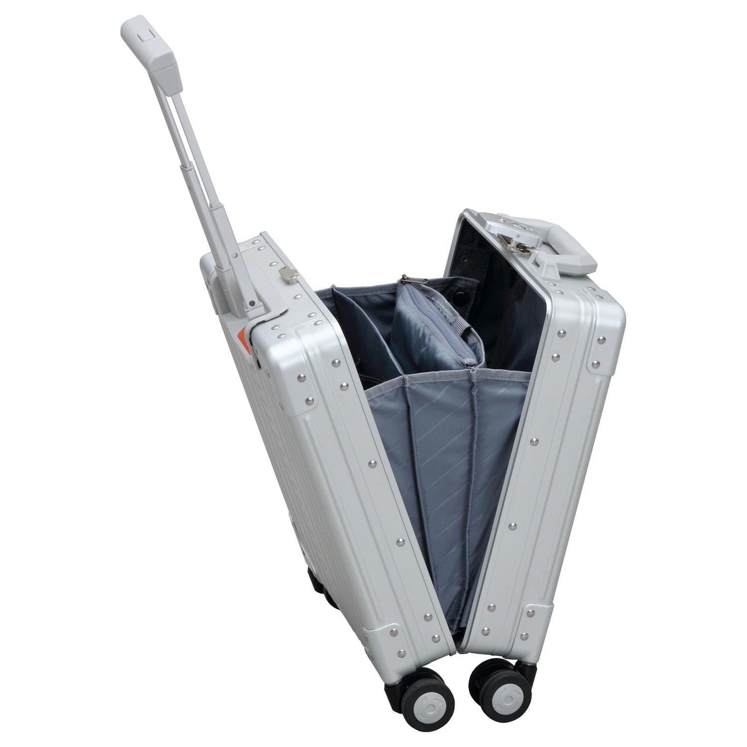 Aleon Vertical Underseat 16 Zoll Carry-On Kabinentrolley 42 cm - Platinum