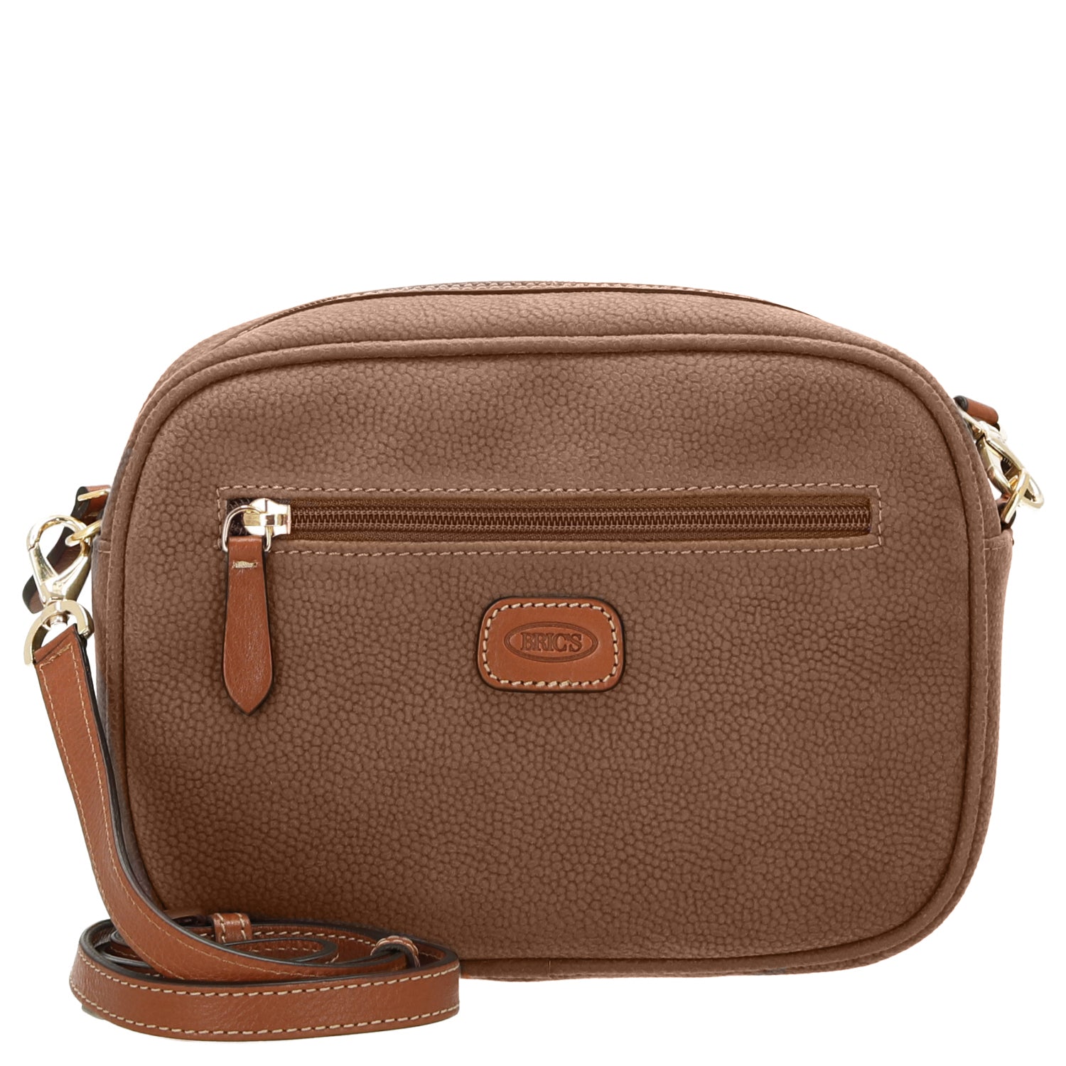 Brics Life Schultertasche 24 cm - camel