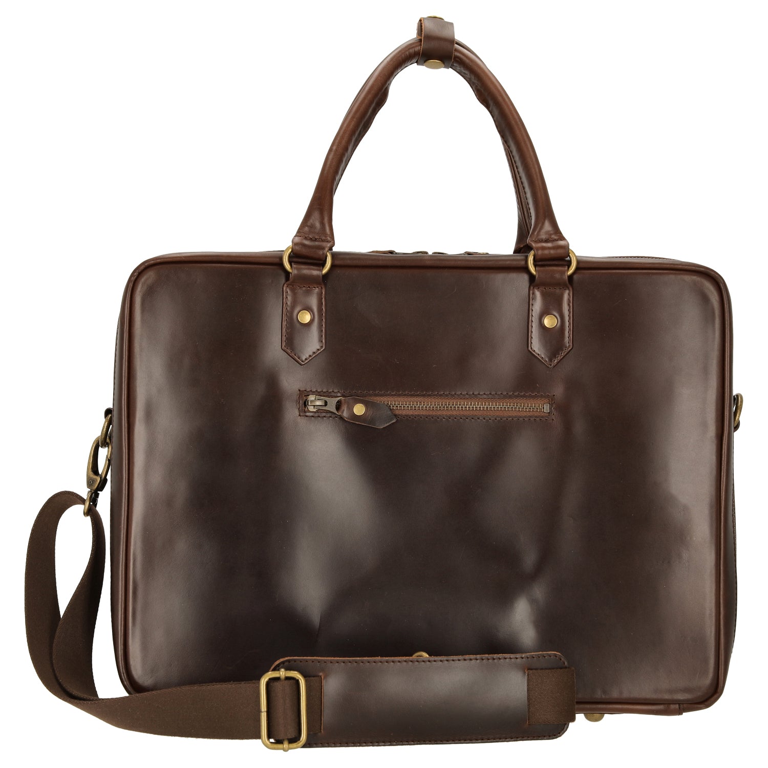 Buckle & Seam Aktentasche Albert 41 cm - Brown