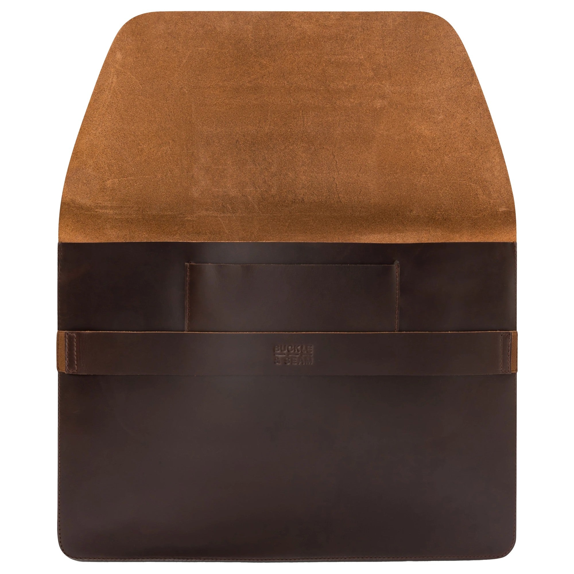 Buckle & Seam Laptop Sleeve Terra 39 cm - brown