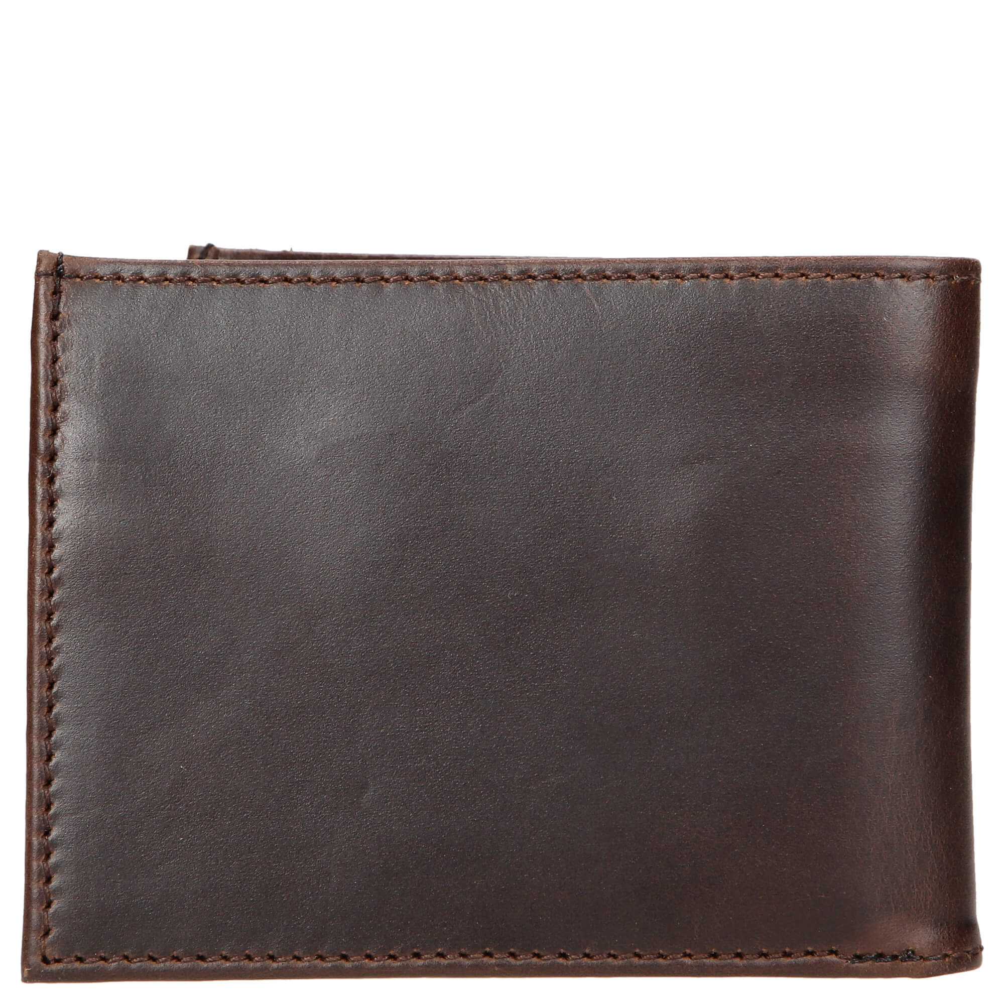 Buckle & Seam Portemonnaie Bill 12 cm - Brown