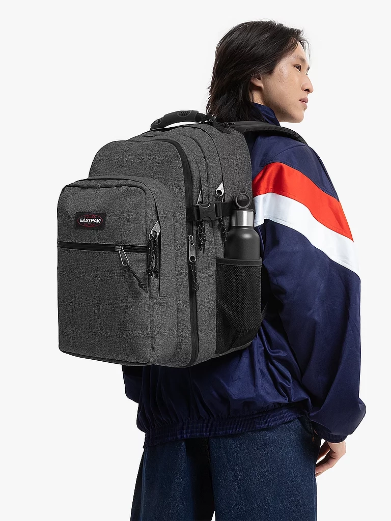 Eastpak Authentic Re-Check Tutor Rucksack mit Laptopfach 48 cm - black denim