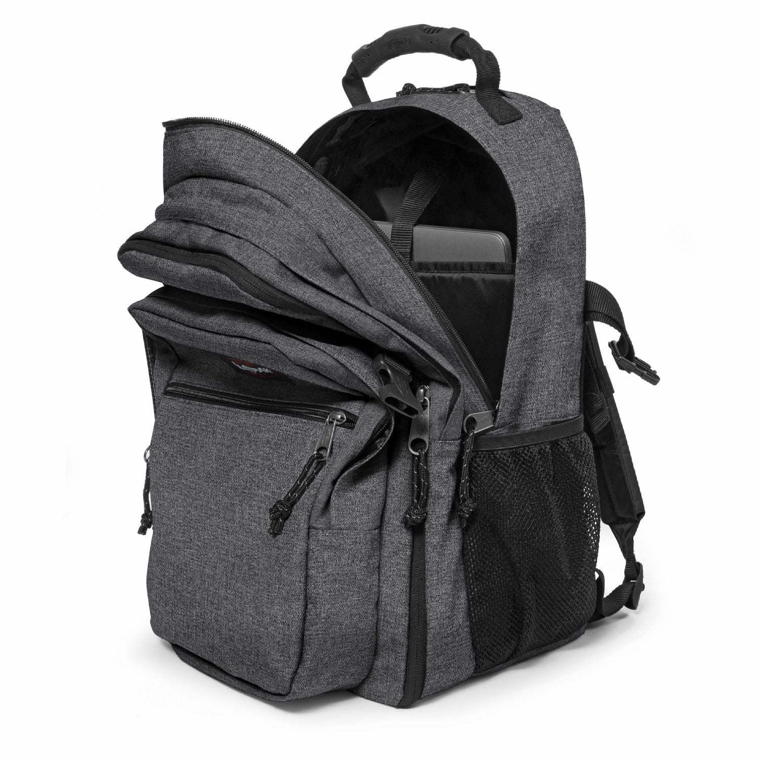 Eastpak Authentic Re-Check Tutor Rucksack mit Laptopfach 48 cm - black denim