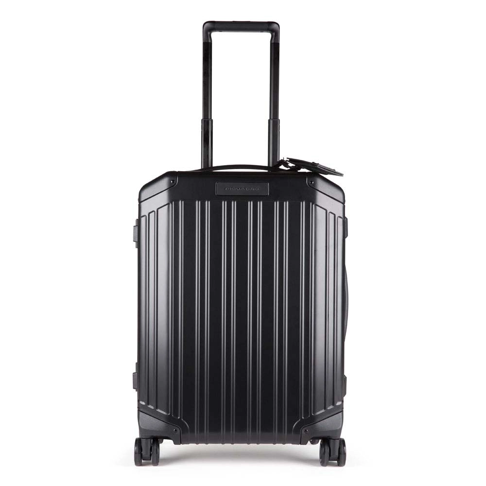 Piquadro Alu Ultra Slim Hartschalentrolley 55 cm - Nero