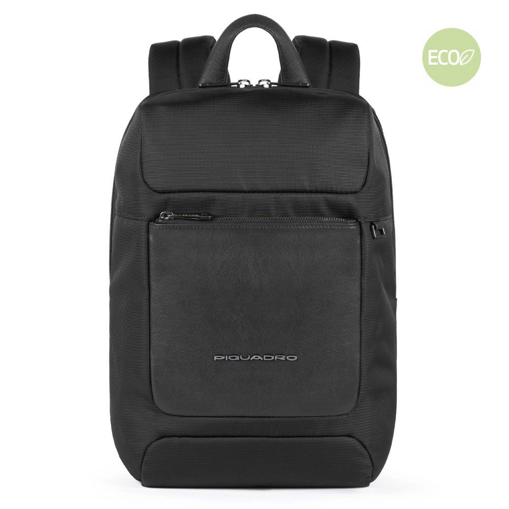 Piquadro Macbeth Laptop-Rucksack 36 cm - Black