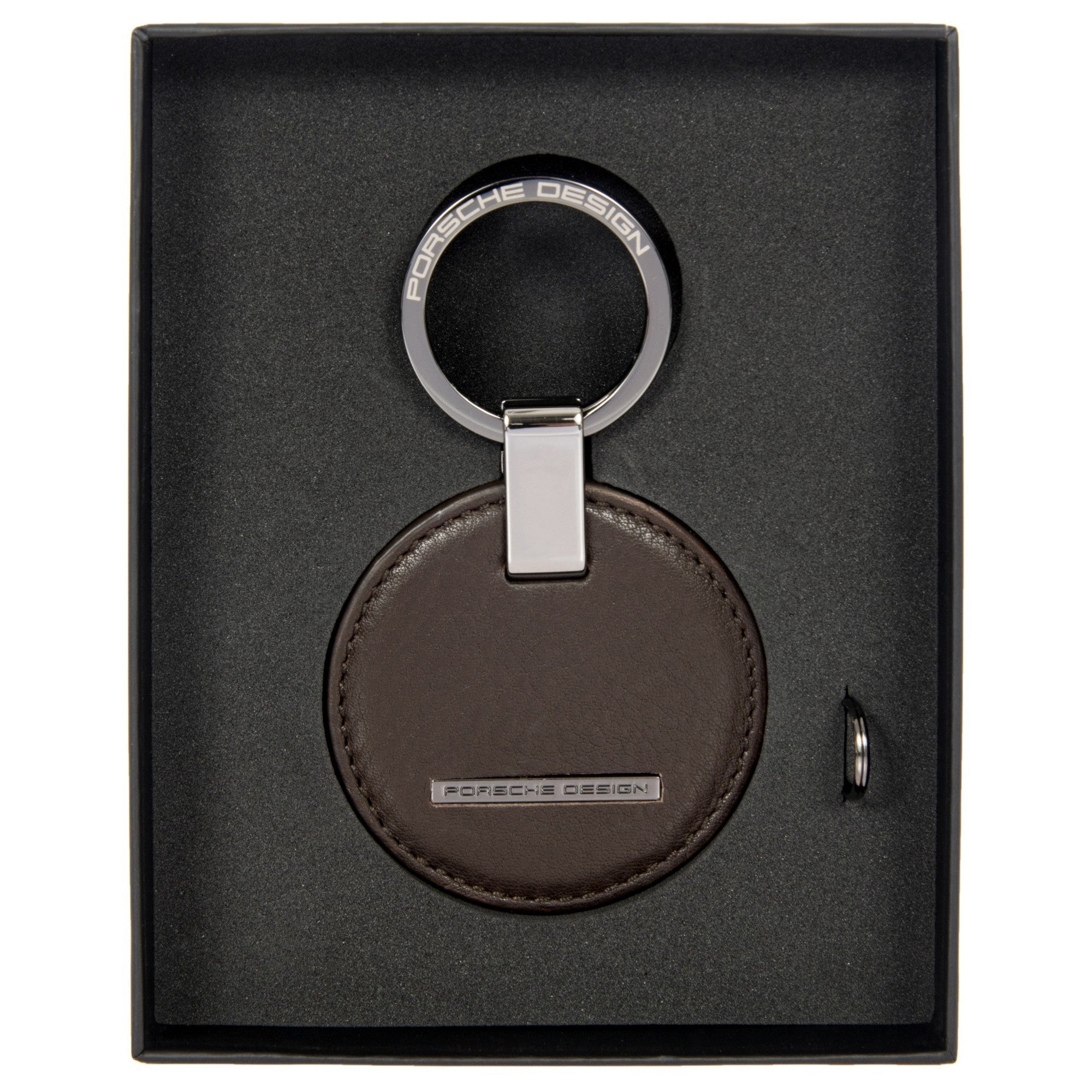 Porsche Design Keyrings Schlüsselanhänger Circle 9 cm - Dark Brown