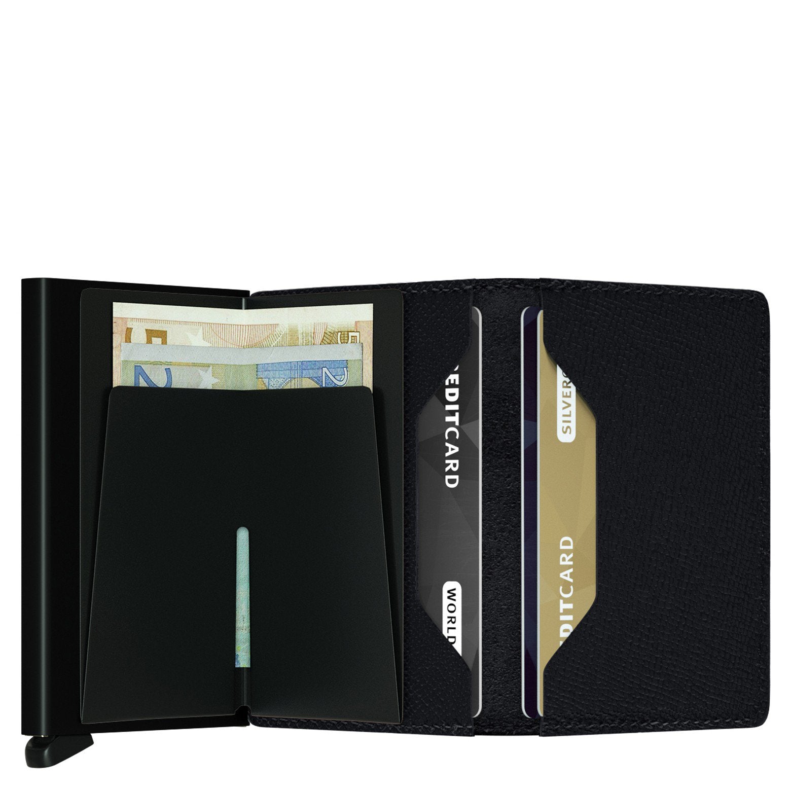 Secrid Wallets Slimwallet Crisple 10 cm - black