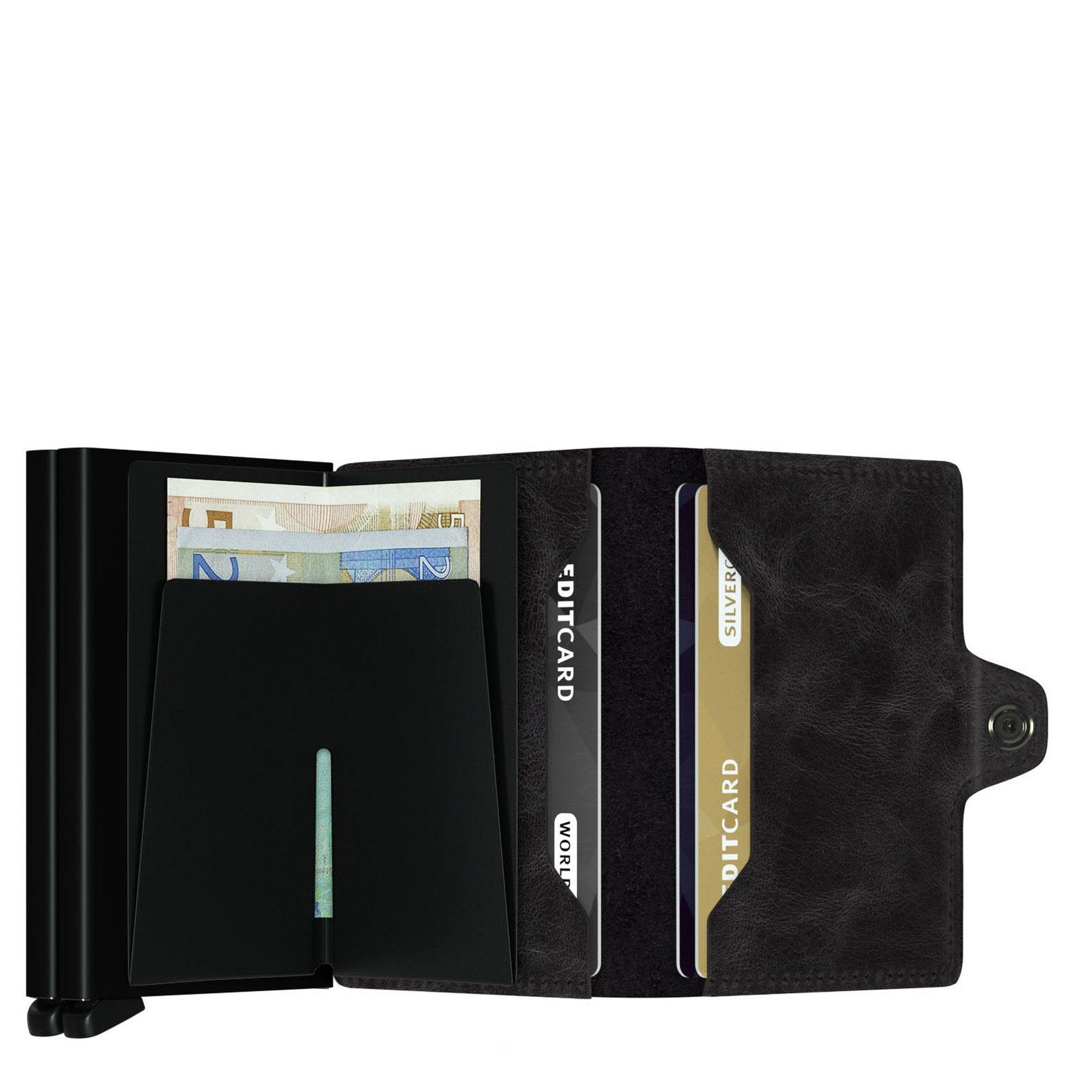 Secrid Wallets Twinwallet Vintage 10 cm - black