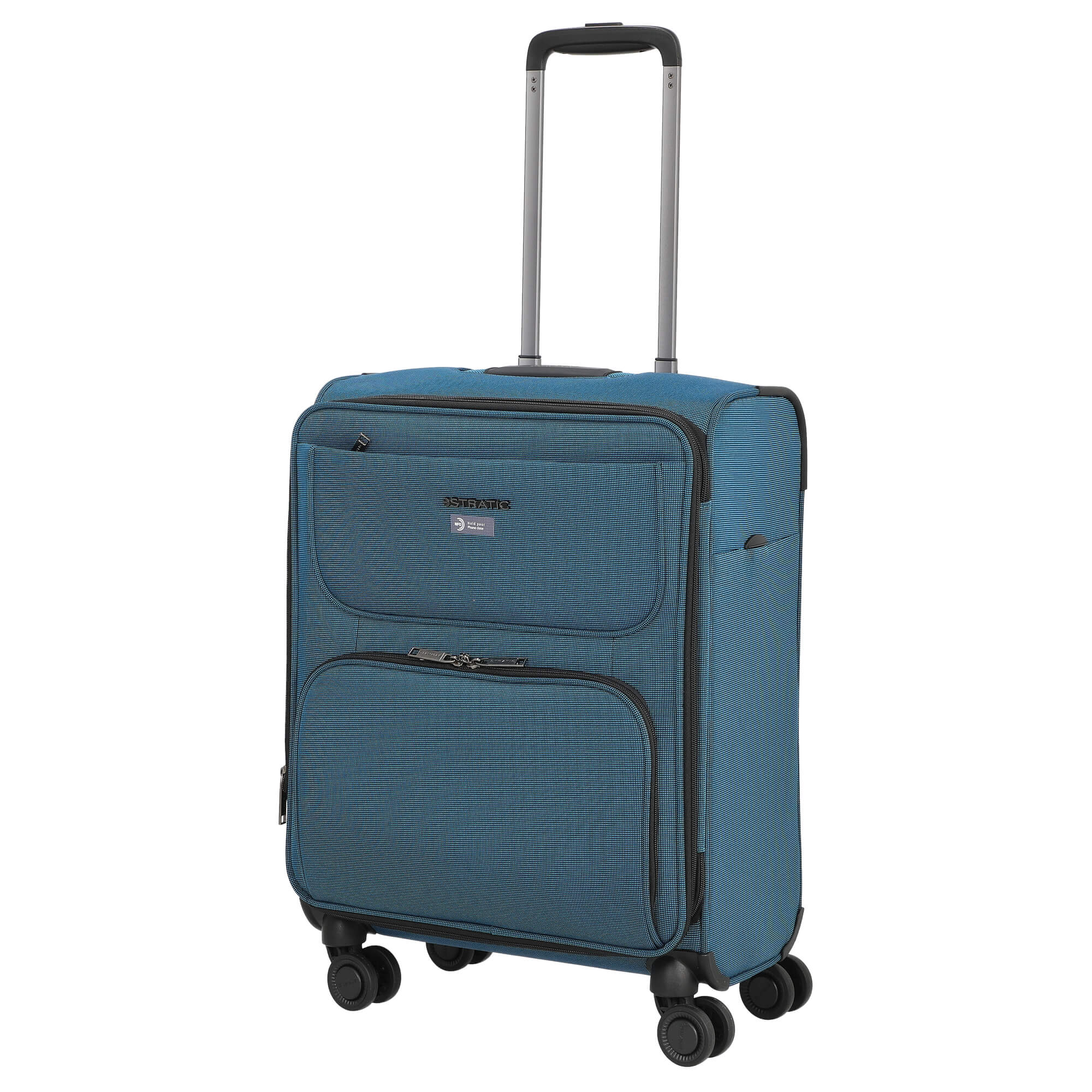 Stratic Bendigo Light + 4-Rollen Kabinentrolley 54 cm - petrol