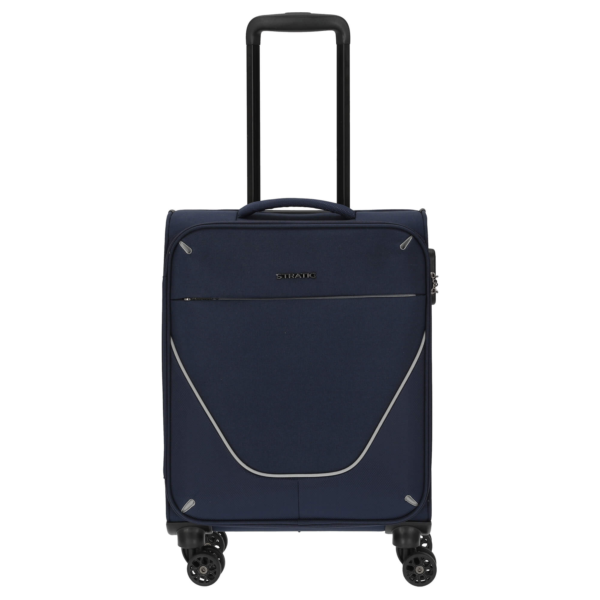 Stratic Strong 4-Rollen Kabinentrolley 55 cm - navy