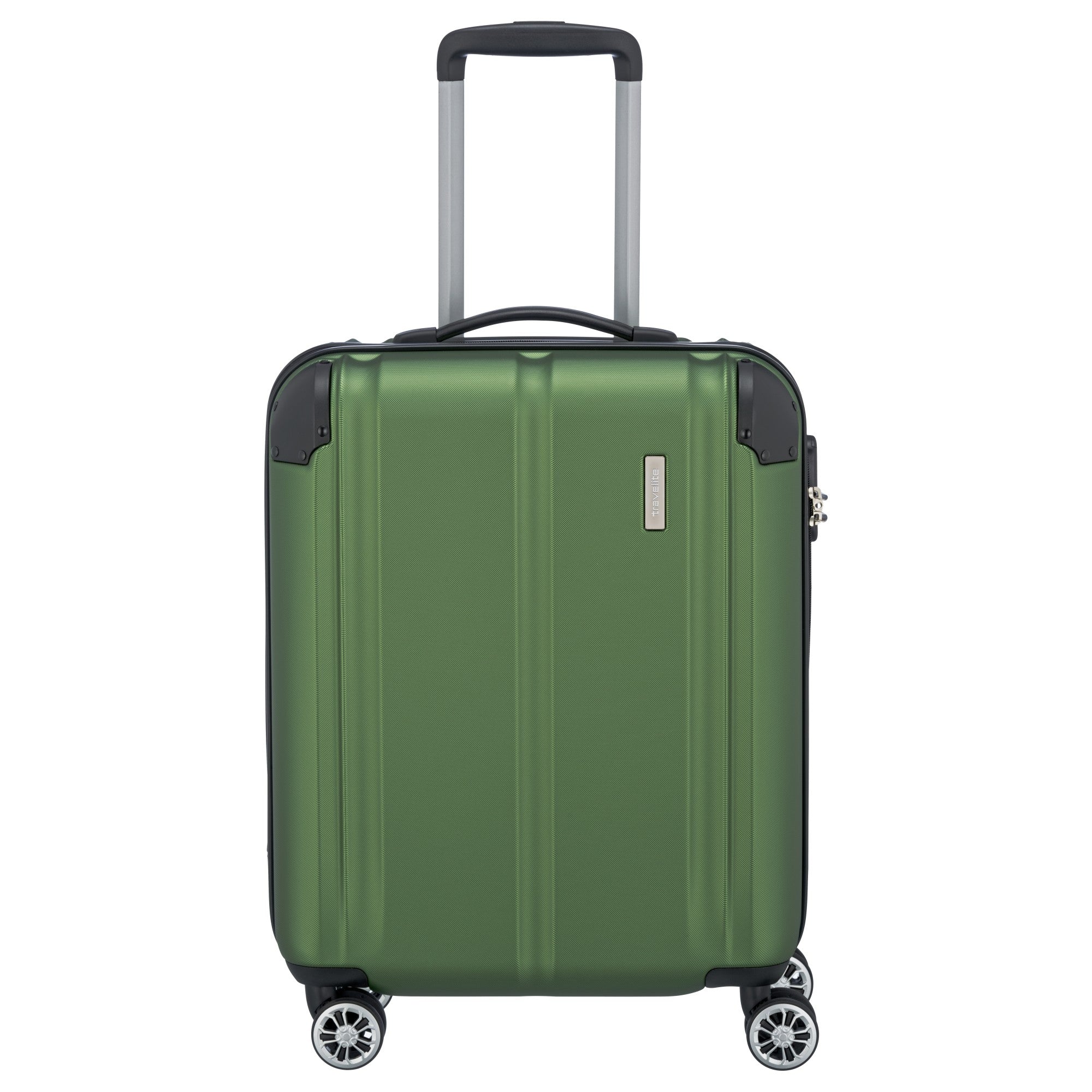 Travelite City 4-Rollen-Bordtrolley 55 cm - grün