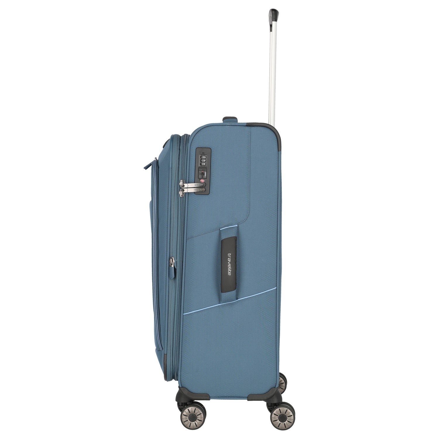 Travelite Skaii 4-Rollen Trolley 67 cm - Panoramablau