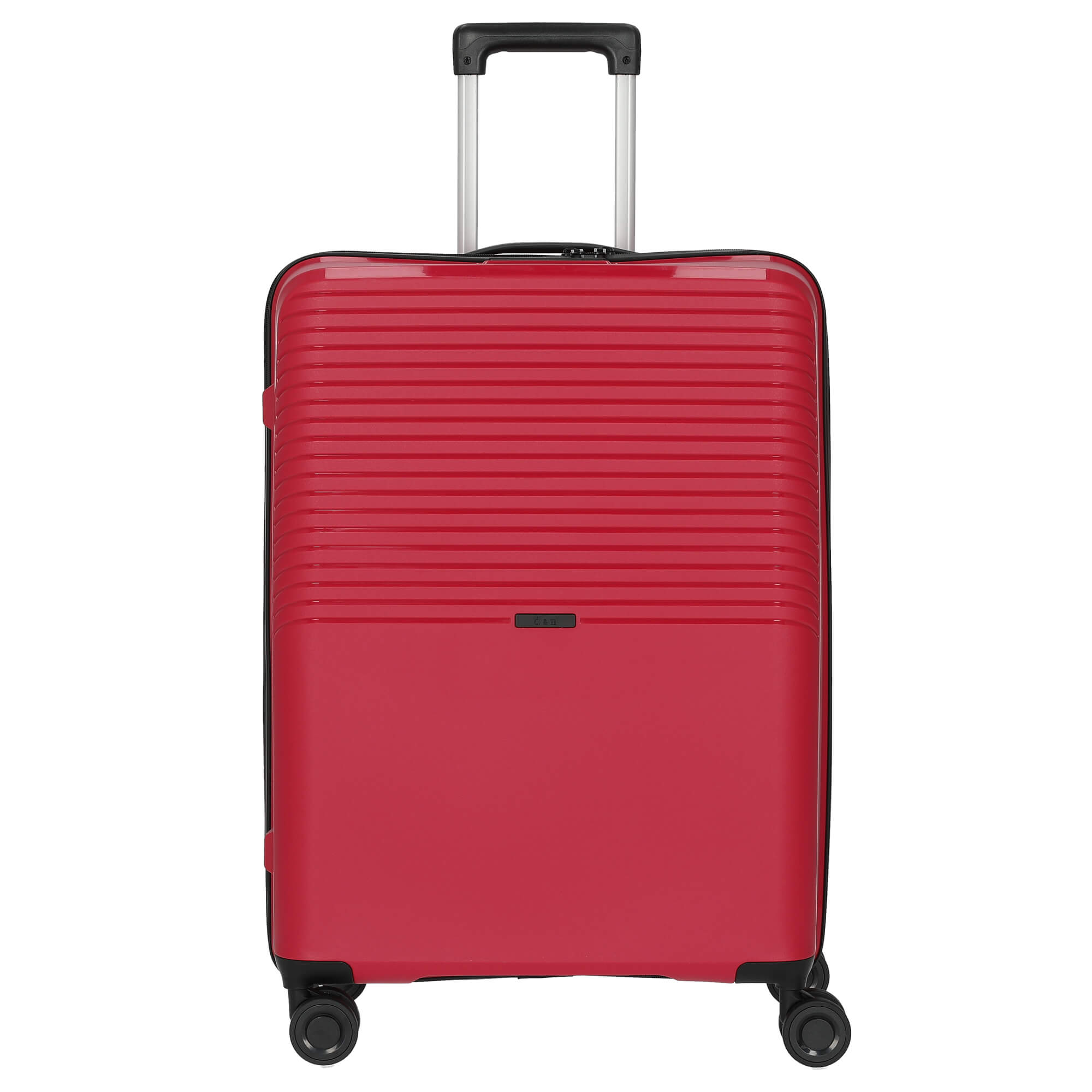 d&n Travel Line 4000 4-Rollen Trolley 66 cm - Pink