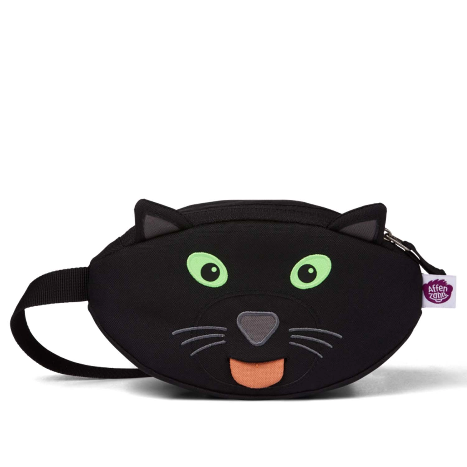 Affenzahn kleine Tasche  Schwarzer Panther  Bauchtasche schwarz