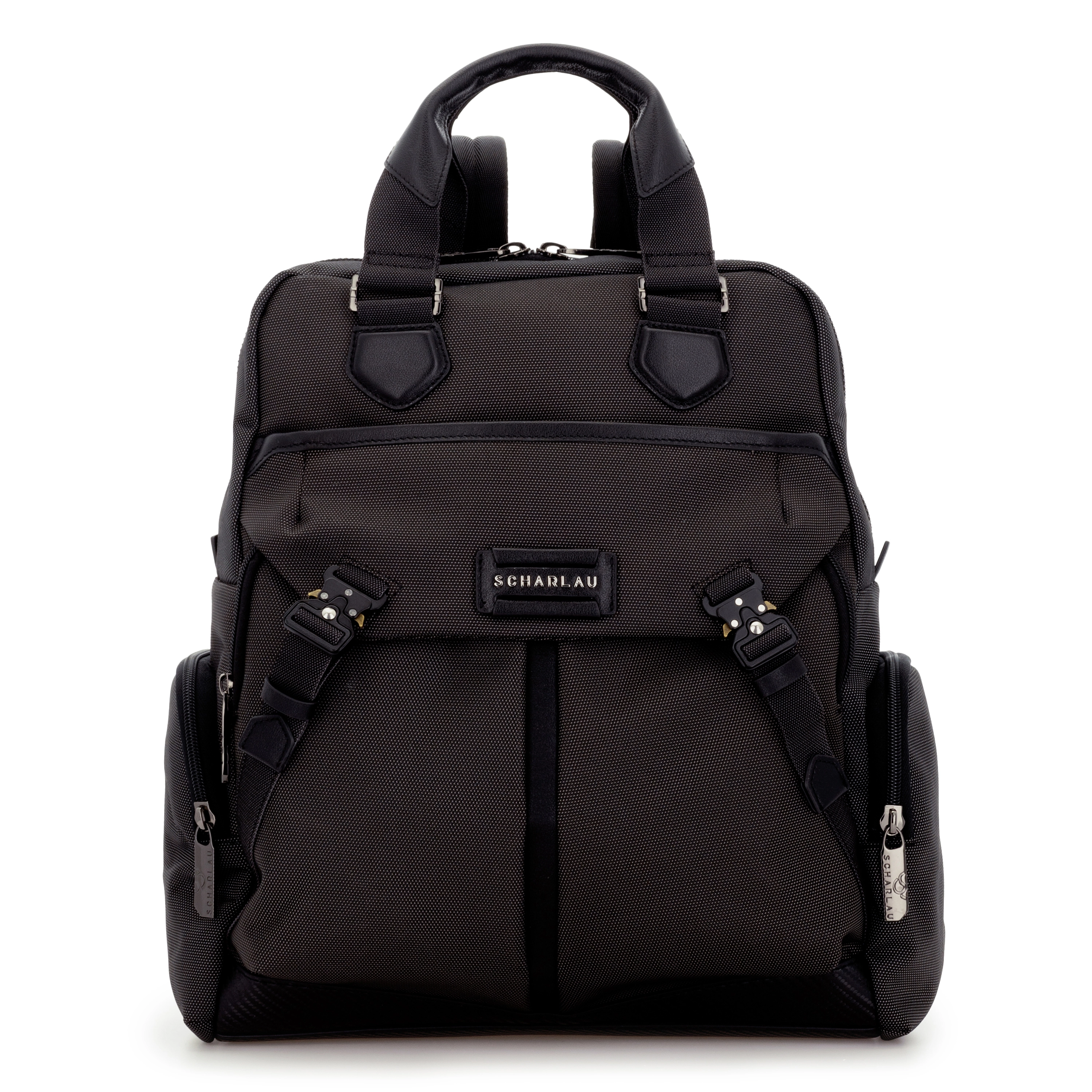 SCHARLAU First Class SPACE Shuttel Tote / Backpack mit 15,6 Zolll Anthracite