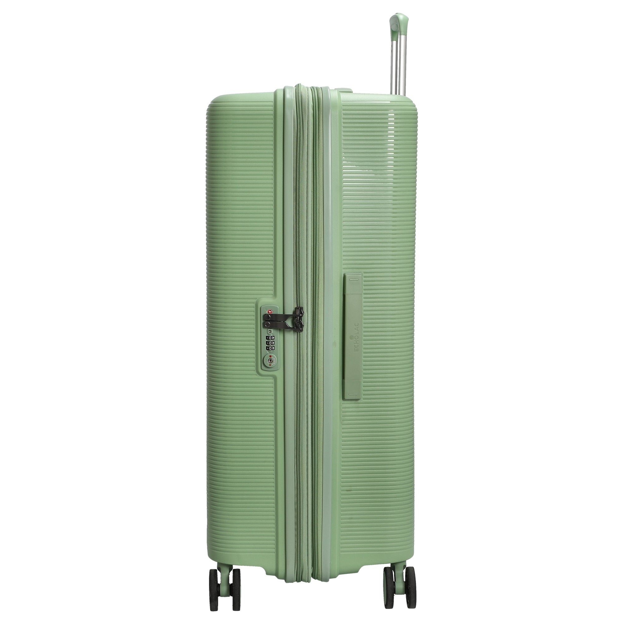 ECHOLAC Forza Koffer L 4-Rollen, erweiterbar Green
