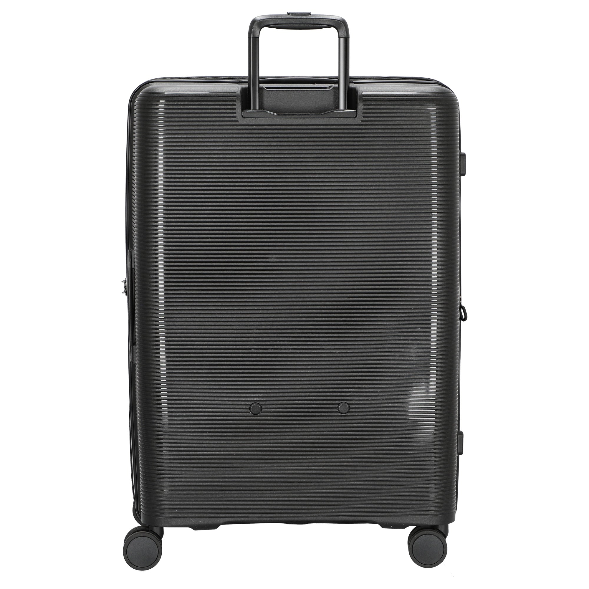 ECHOLAC Forza Koffer L 4-Rollen, erweiterbar Black