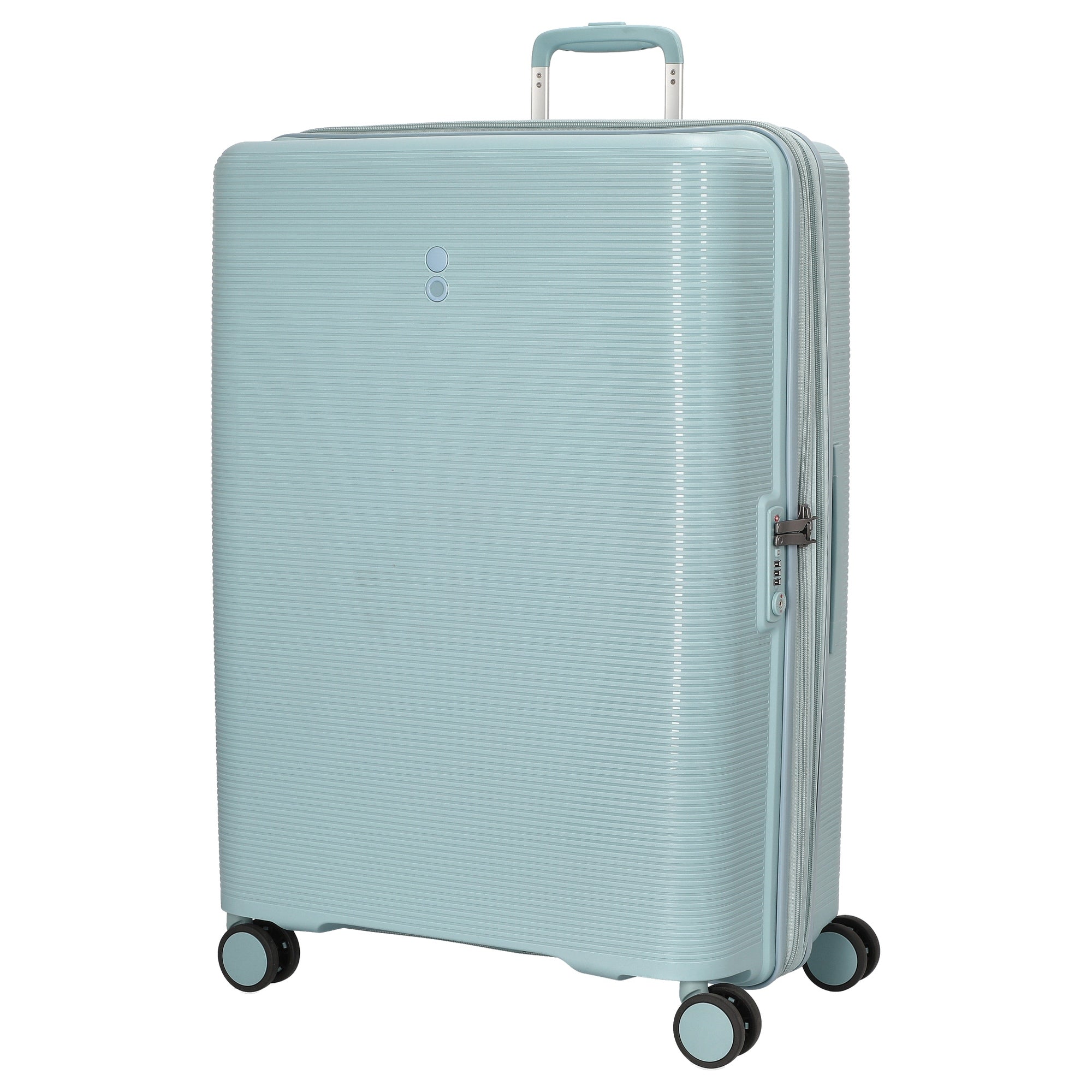 ECHOLAC Forza Koffer L 4-Rollen, erweiterbar Blue