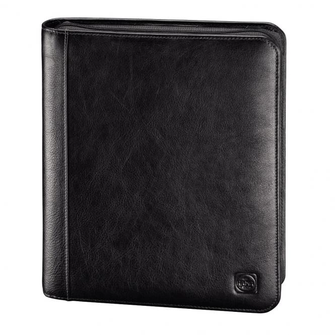 Hama Est. 1923 Amsterdam Tuesday Lederorganizer A5 mit Tablet-Hülle 10.1  Rustic Dark Brown