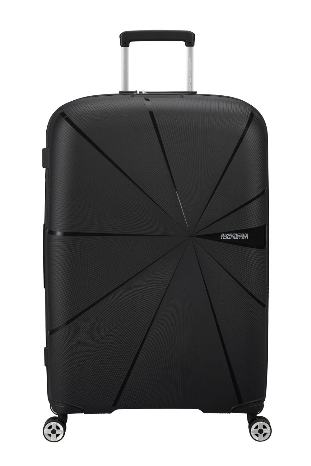 American Tourister StarVibe Trolley 77cm mit 4 Rollen, Erweiterbar + GRATIS HOTELGUTSCHEIN Schwarz