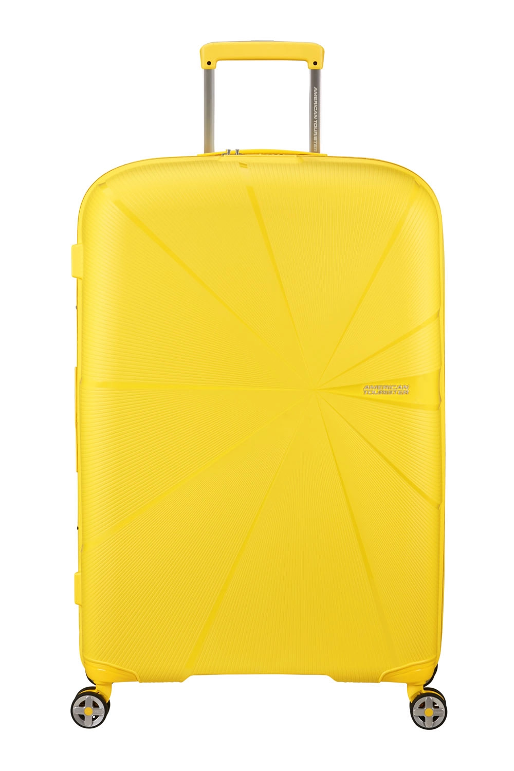 American Tourister StarVibe Trolley 77cm mit 4 Rollen, Erweiterbar + GRATIS HOTELGUTSCHEIN Electric Lemon