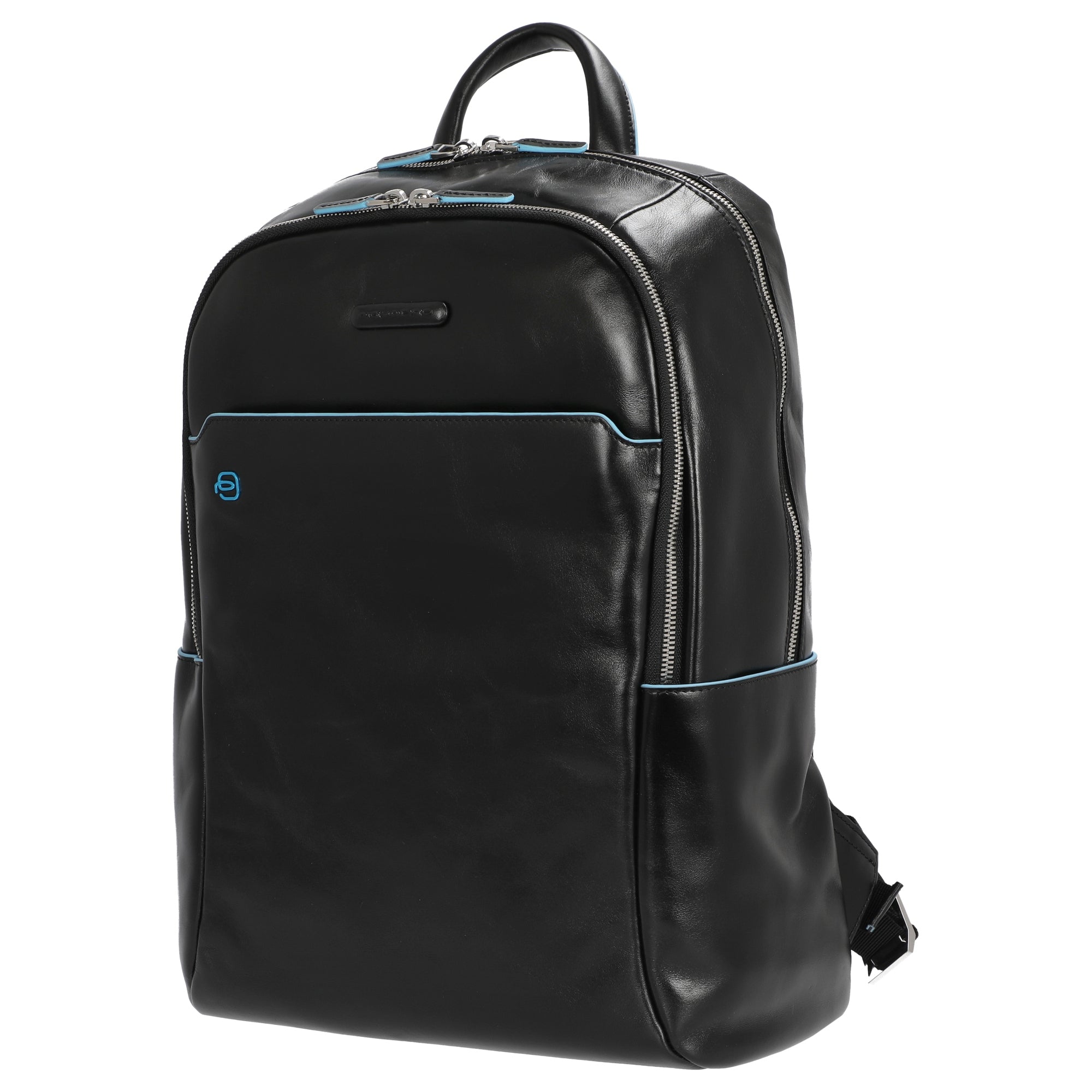 Piquadro Blue Square Großer Laptoprucksack mit 15,6  Notebookfach Schwarz