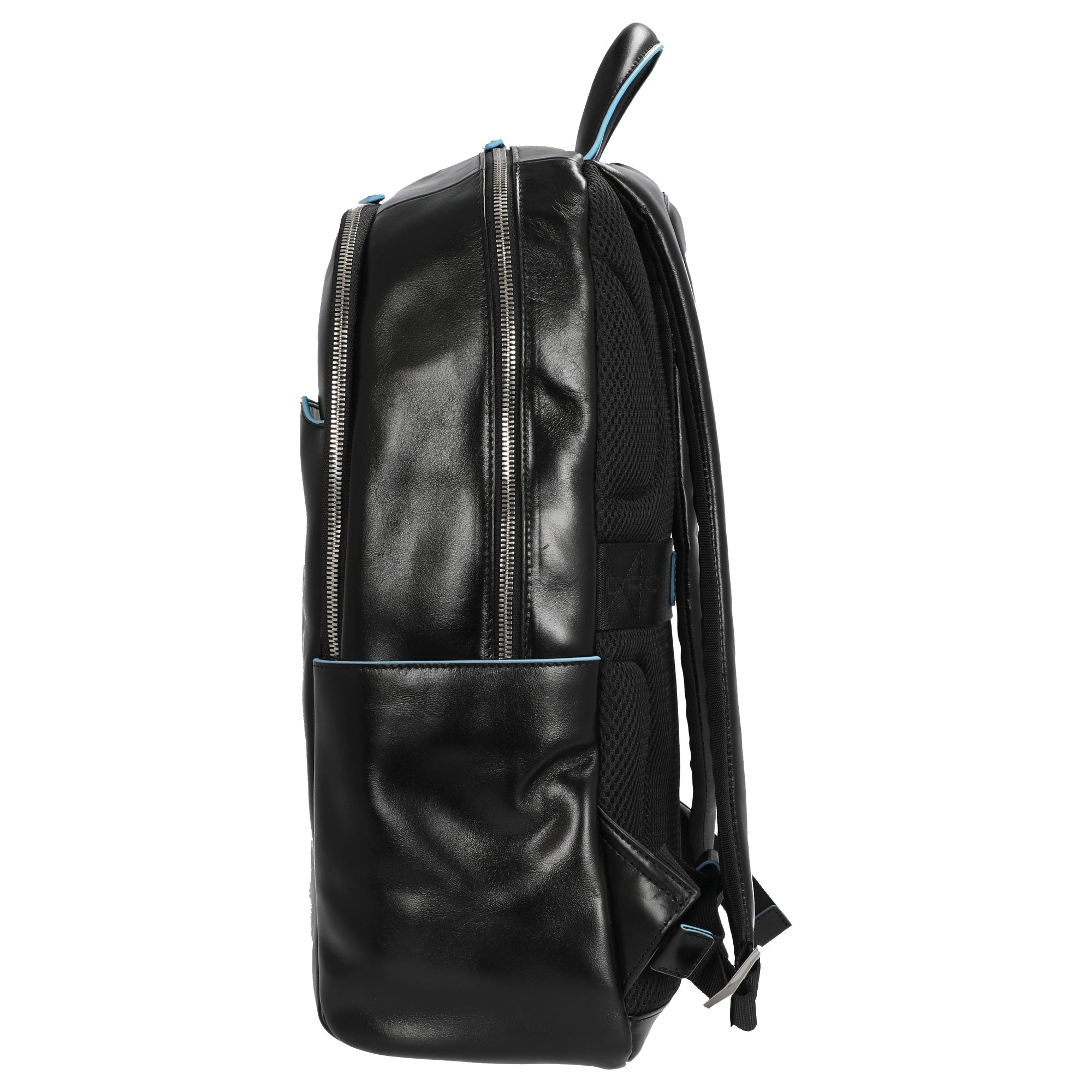 Piquadro Blue Square Großer Laptoprucksack mit 15,6  Notebookfach Schwarz