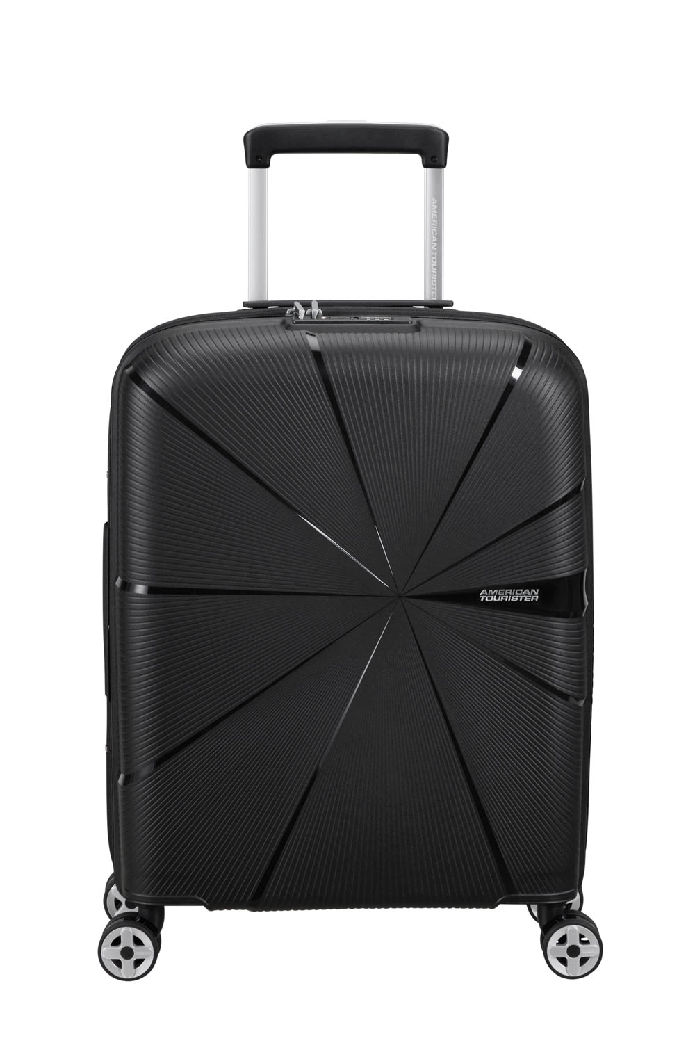 American Tourister StarVibe Handgepäck Trolley 55cm mit 4 Rollen, Erweiterbar + GRATIS HOTELGUTSCHEIN Schwarz