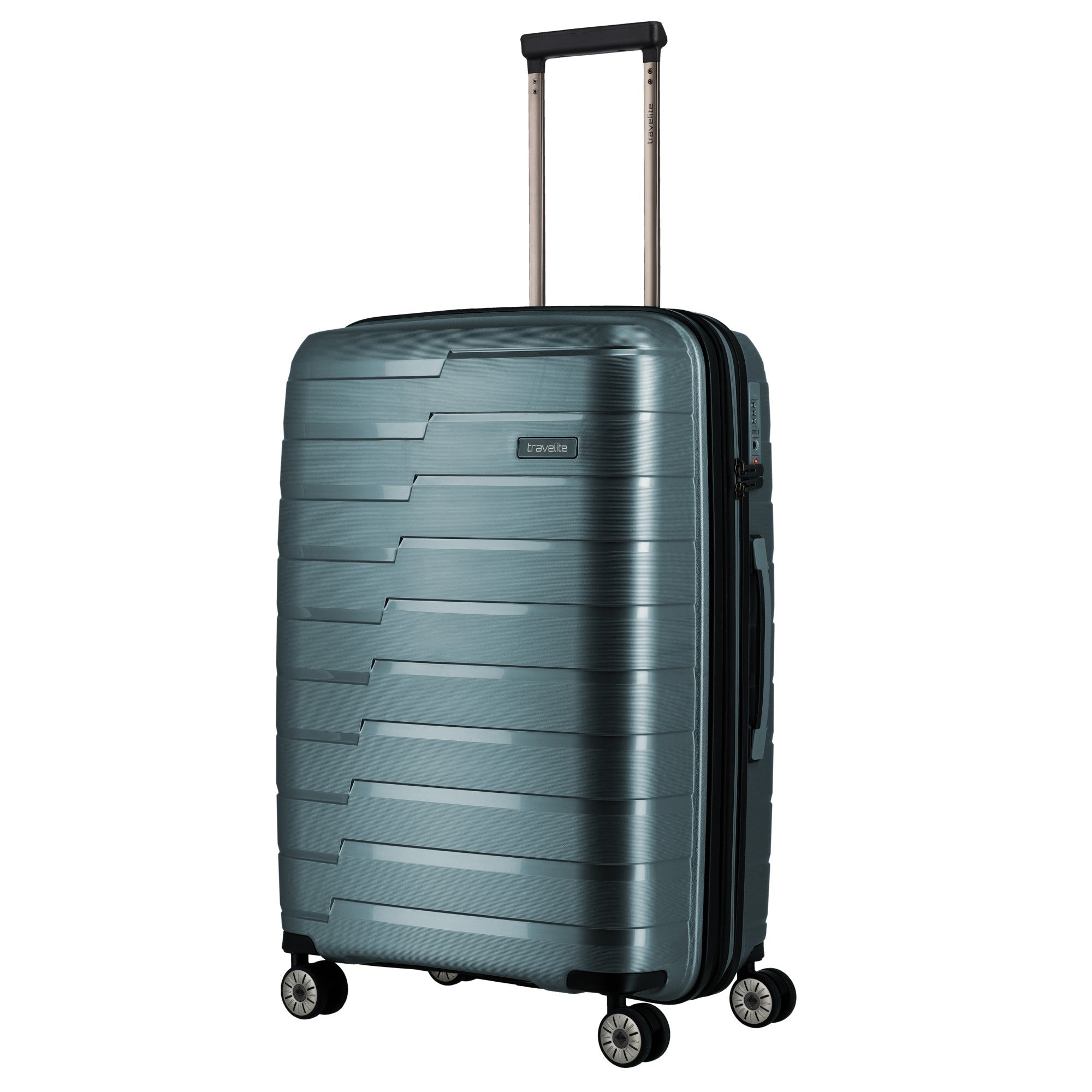 Travelite Air Base Trolley M 4-Rad erweiterbar Eisblau