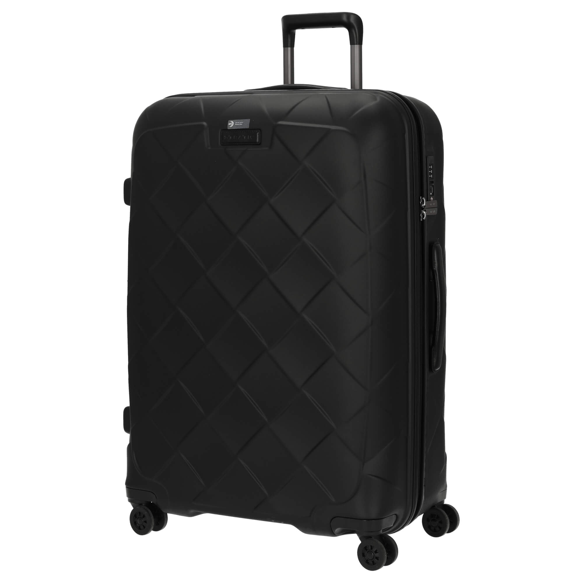 Stratic Leather & More Trolley L 4 Rollen Matt Black
