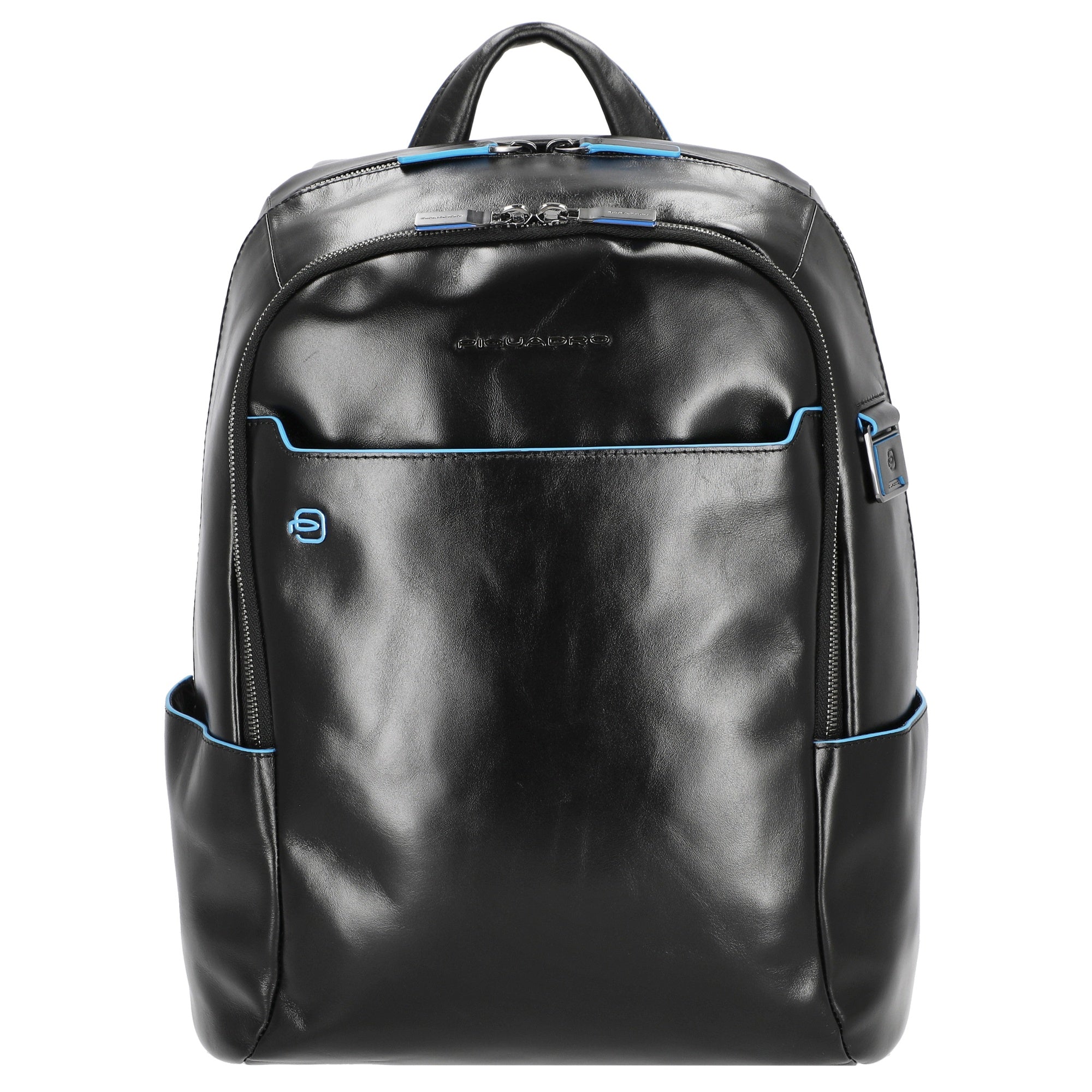 Piquadro Blue Square Kleiner Laptoprucksack 14  mit iPad®-Fach Schwarz