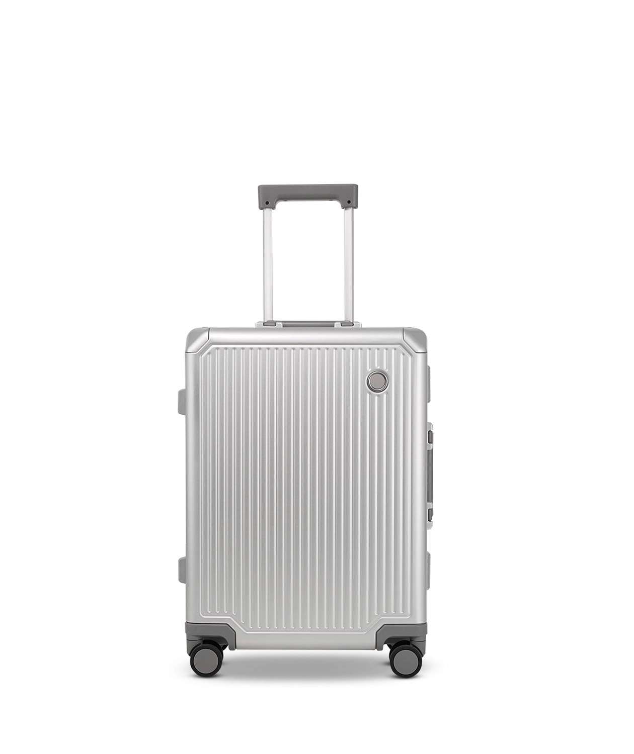 ECHOLAC Shogun Classic Aluminium-Handgepäck Koffer S 4-Rollen Silver