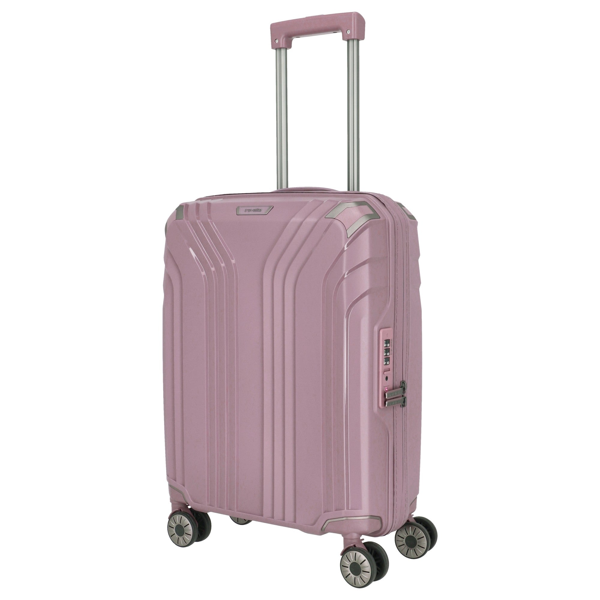 Travelite Elvaa Boardgepäck Trolley S, 4-Rollen Rosé