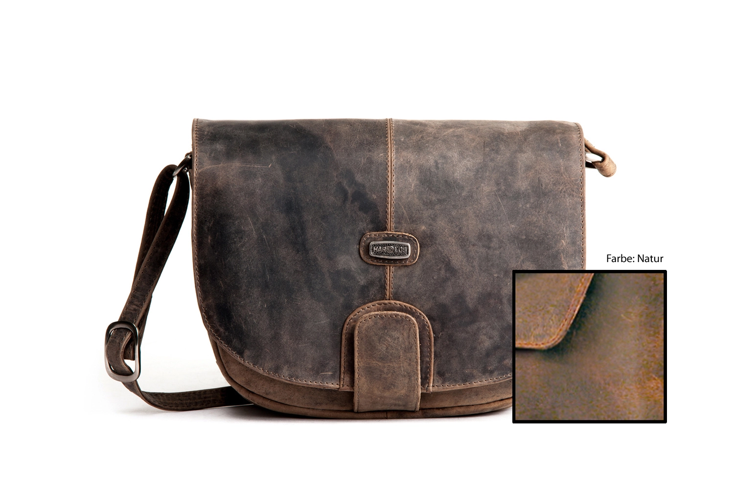 Harold&#039 s Antic Heritage Schultertasche M Natur