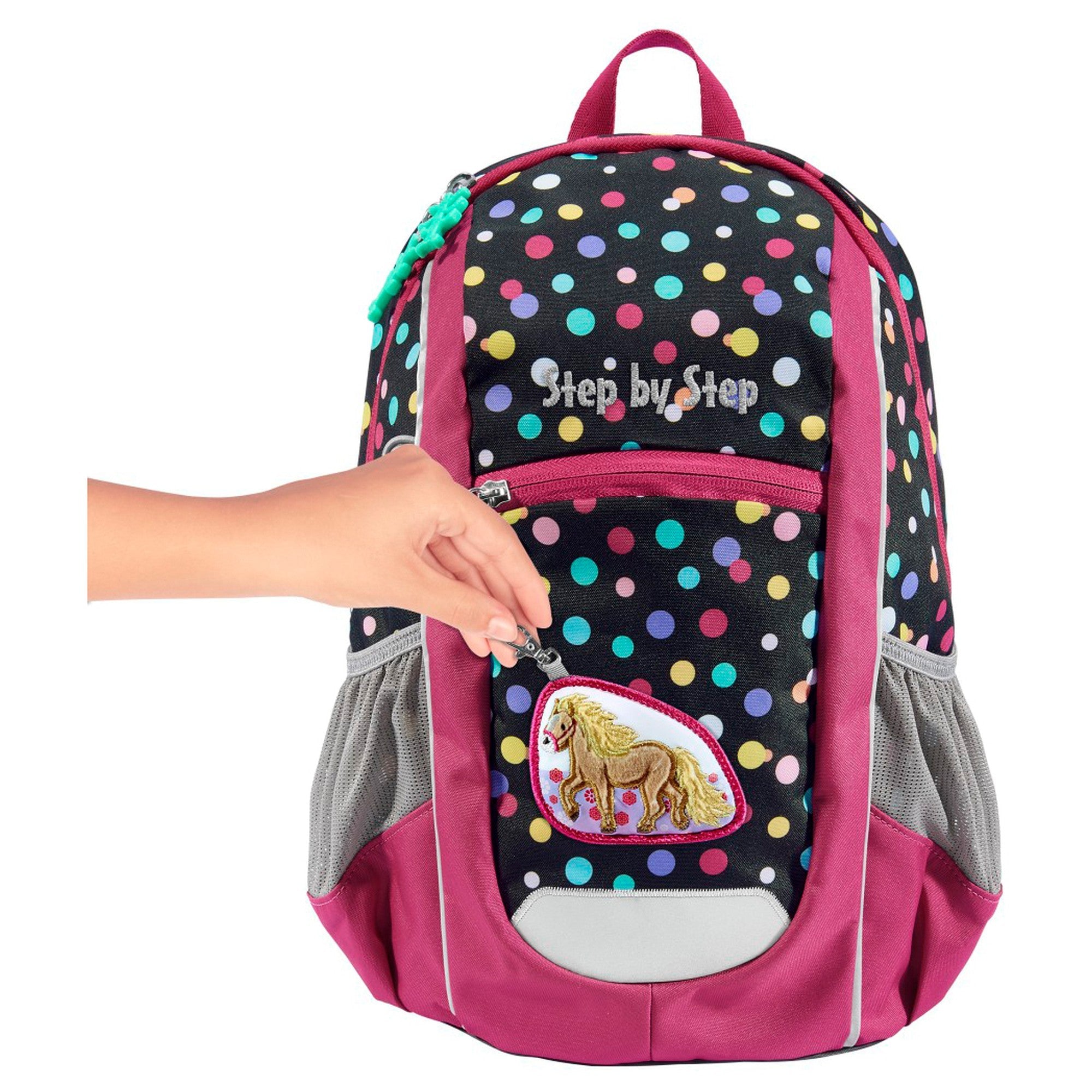 Step by Step Kinderrucksack KIGA MAXI Kindergartenrucksack-Set Pony Lotta
