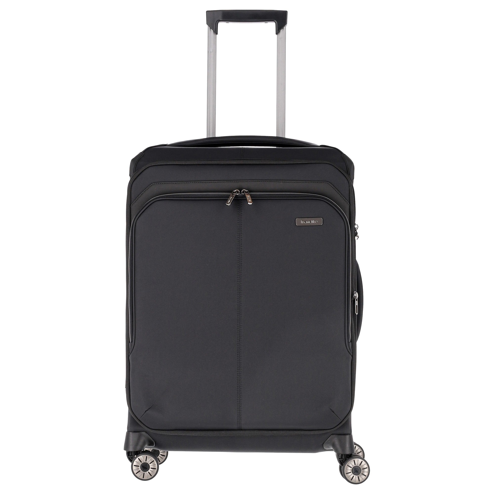 Travelite PRIIMA Trolley M 4-Rollen, erweiterbar Schwarz