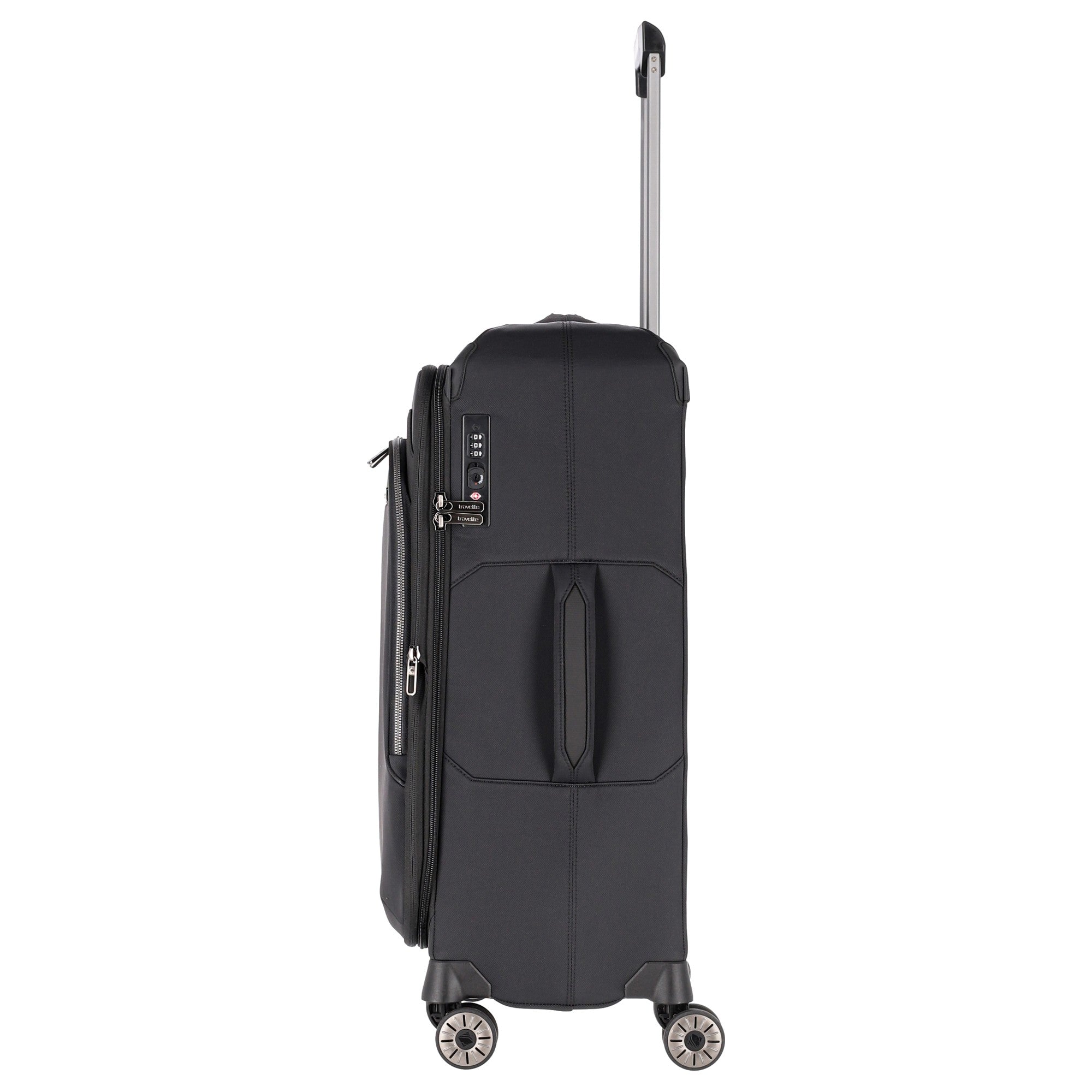 Travelite PRIIMA Trolley M 4-Rollen, erweiterbar Schwarz