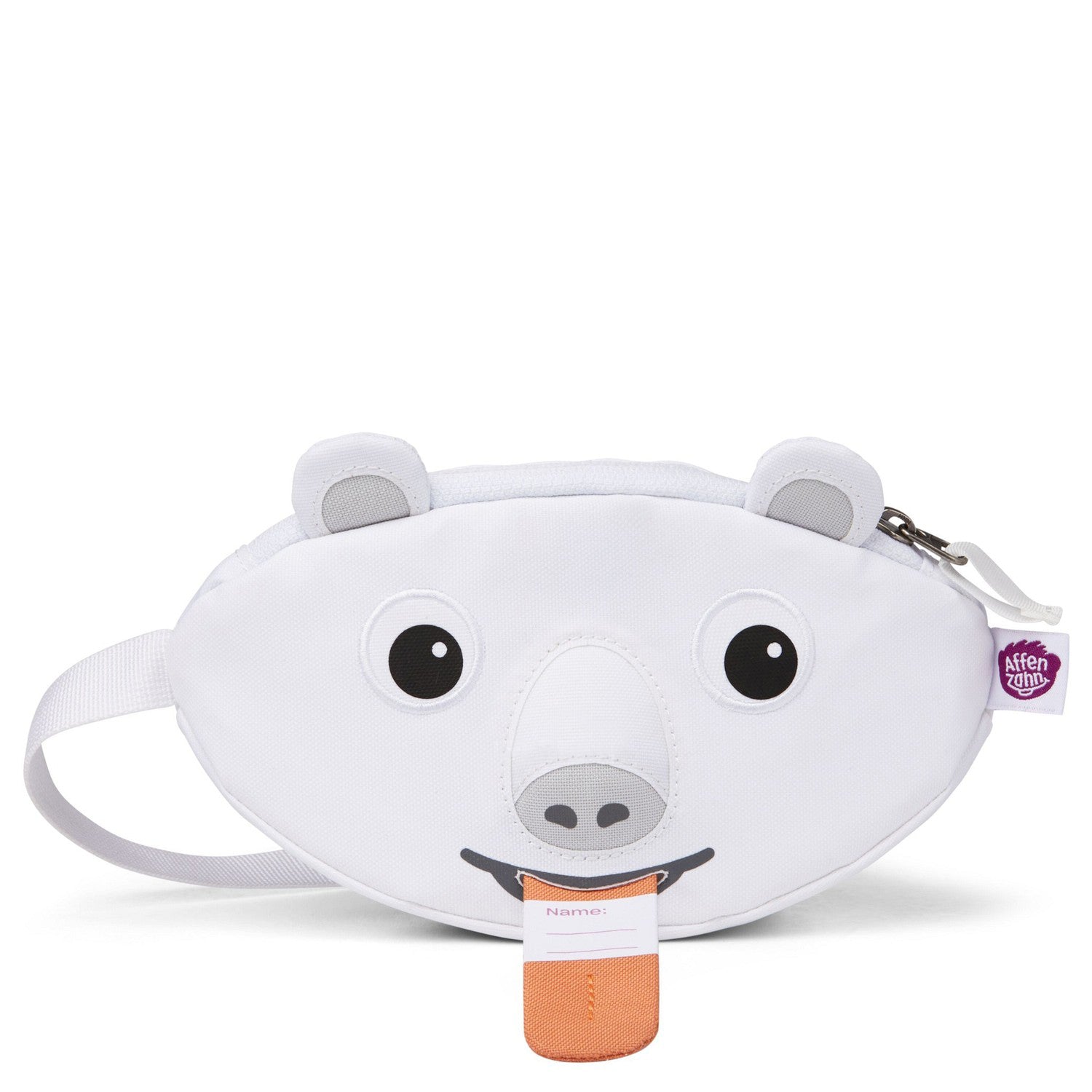 Affenzahn kleine Tasche  Polarbär  Bauchtasche Weiß