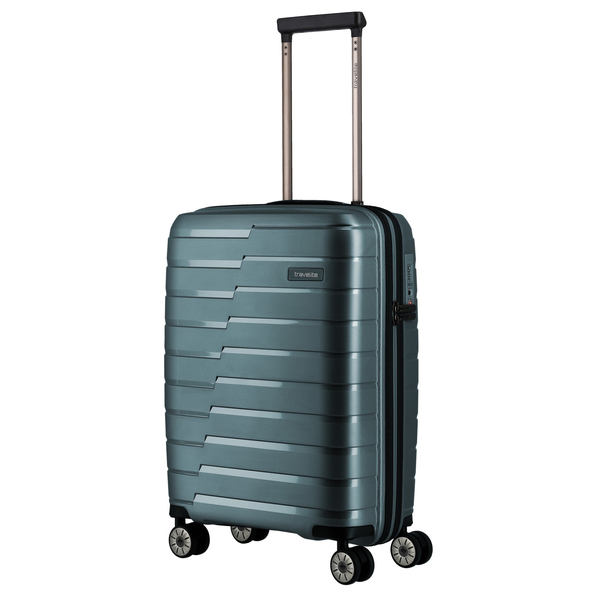 Travelite Air Base Trolley S 4-Rad Eisblau
