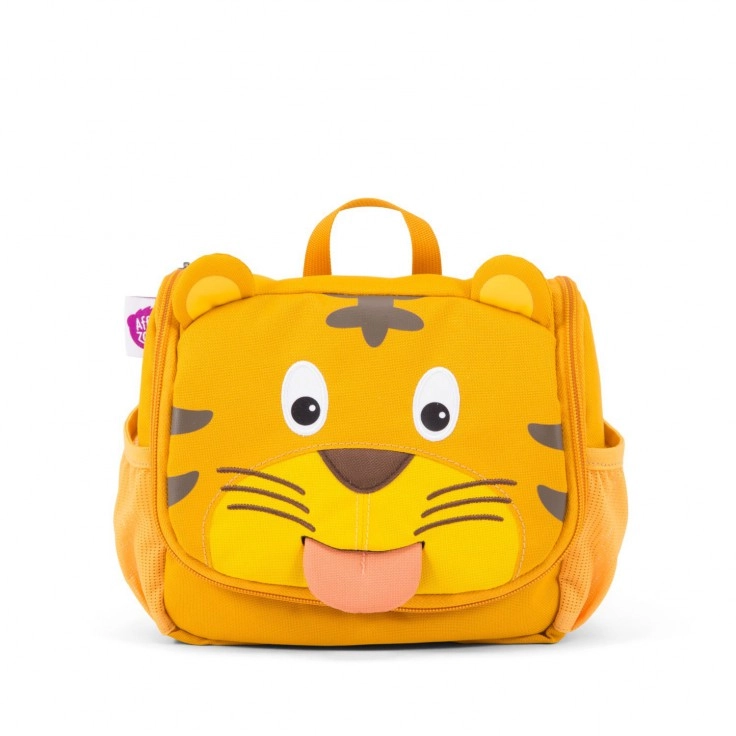 Affenzahn Kulturtasche Tiger Gelb, Braun