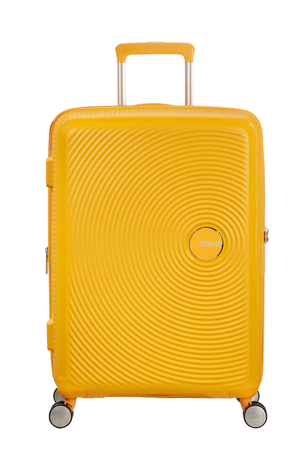 American Tourister Soundbox Trolley M 4R 67cm, erweiterbar Golden Yellow