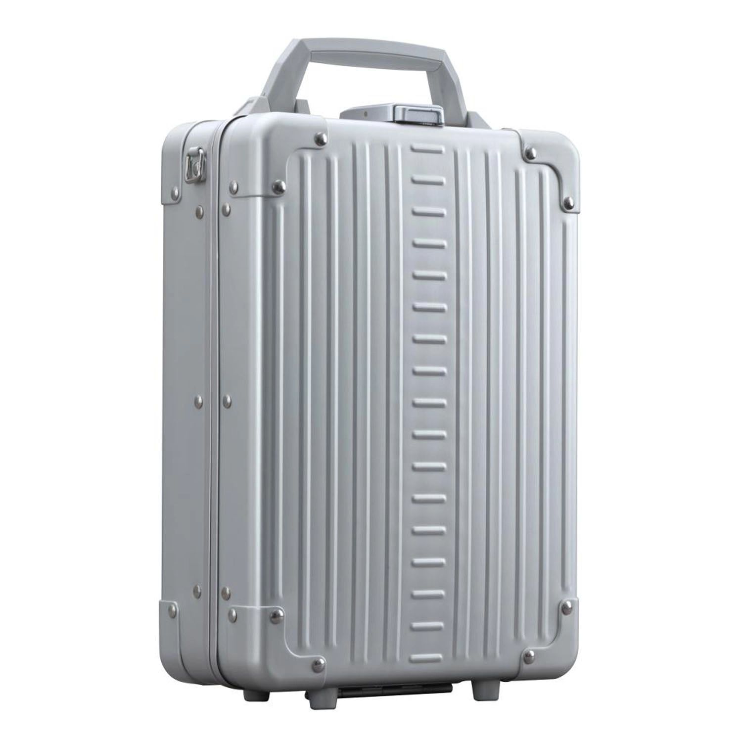 Aleon Business Briefcase Vertical 14  Silber