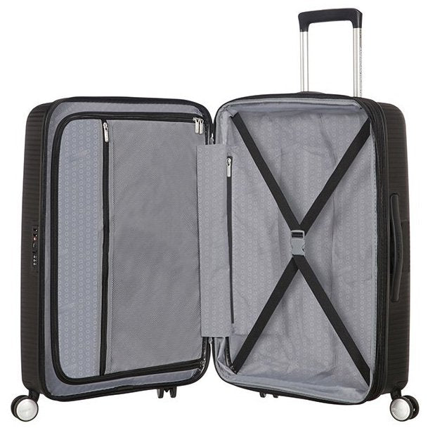 American Tourister Soundbox Trolley M 4R 67cm, erweiterbar Bass Black