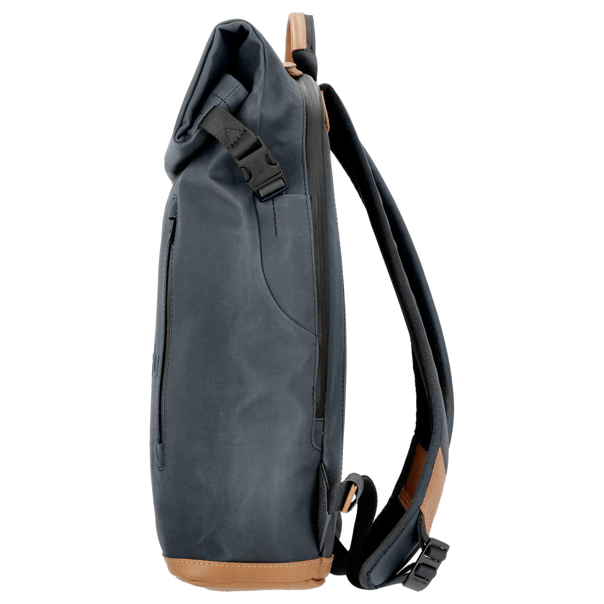 aunts & uncles Japan Tokio Rolltop Rucksack mit 13  Notebookfach cosmic void