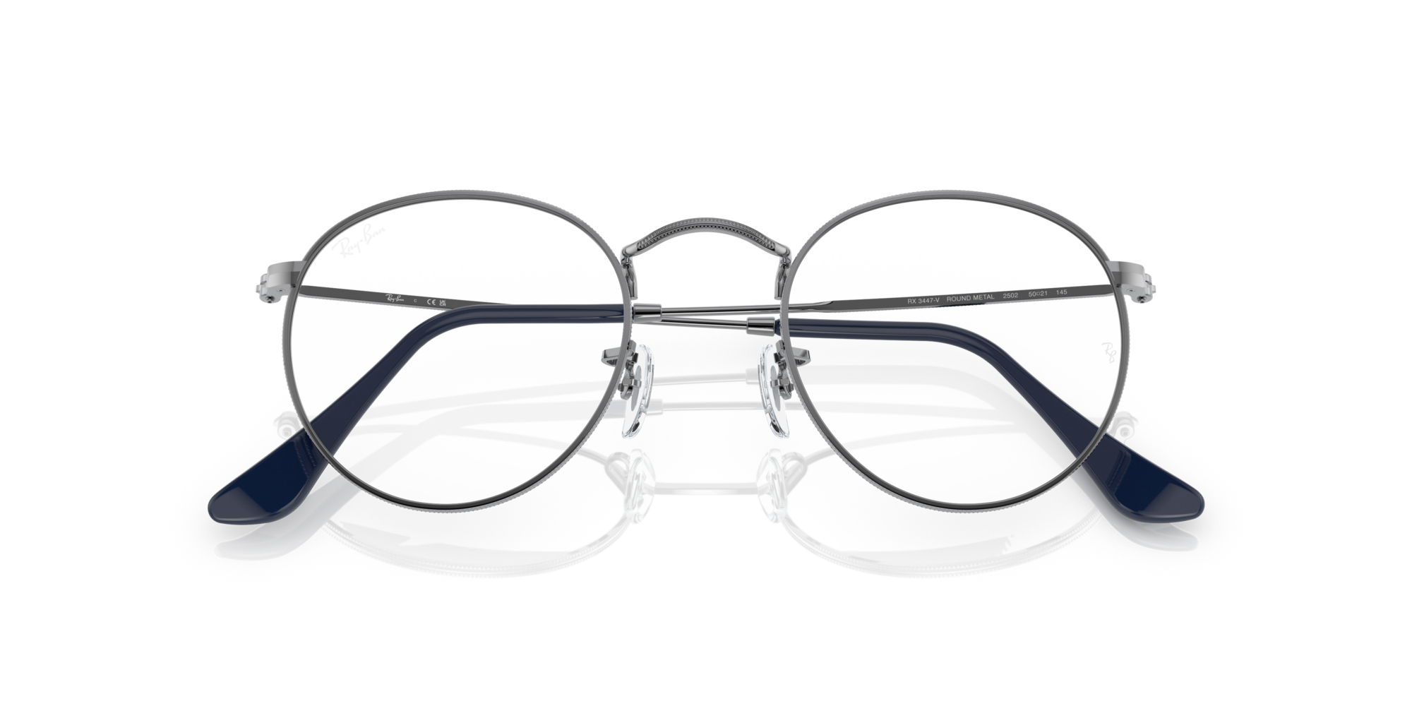 Ray-Ban Round Metal 0RX3447V 2502 50