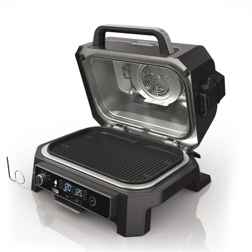 Ninja Woodfire Pro XL Elektrischer Outdoor Grill & Smoker mit Smart Cook System OG850EU