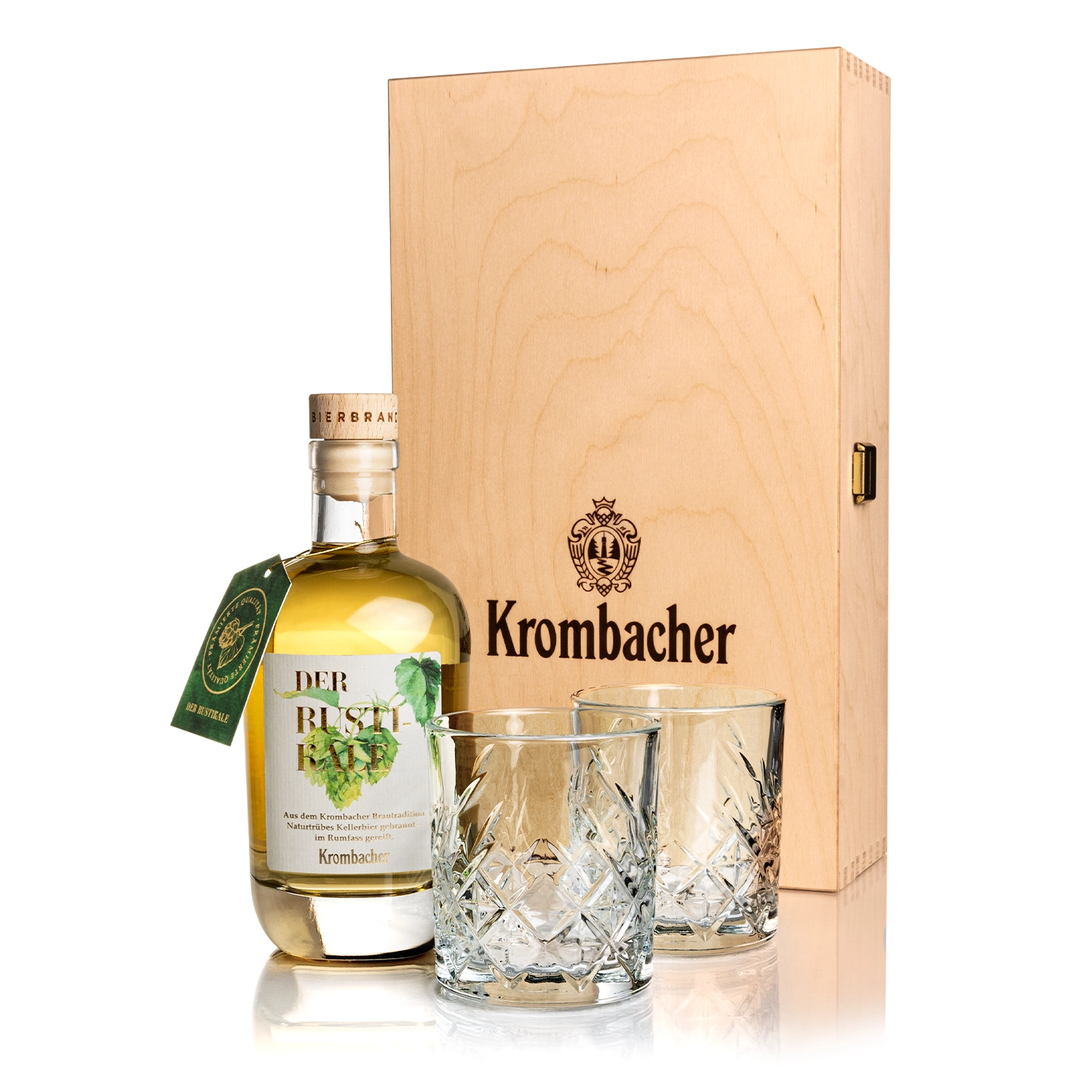Geschenkpackung Krombacher Bierbrand