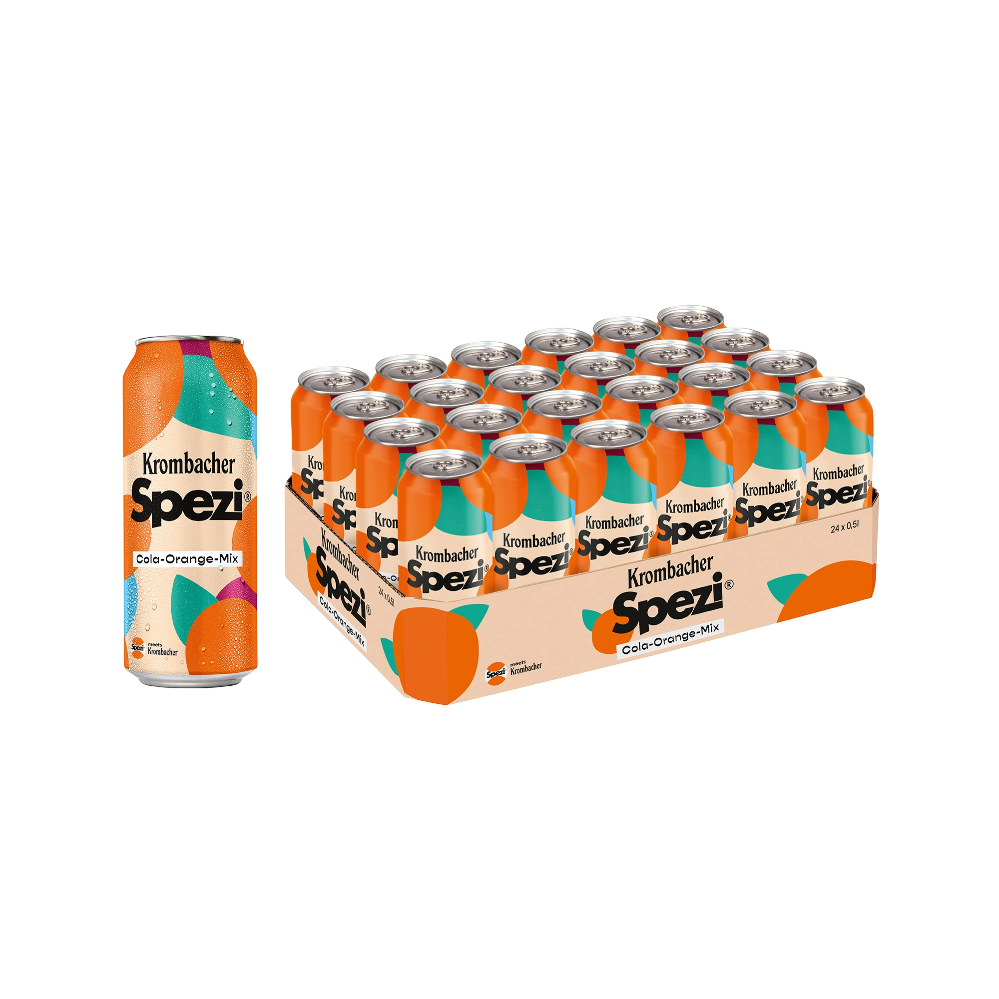 Kromb. Spezi Cola Ora. 24x0,5L Dose DPG